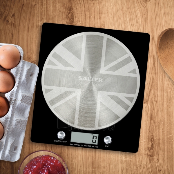 Svarstyklės Salter 1036 UJBKDR Great British Disc Digital Kitchen Scale paveikslėlis 8 iš 10