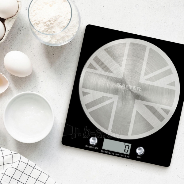 Svarstyklės Salter 1036 UJBKDR Great British Disc Digital Kitchen Scale paveikslėlis 3 iš 10