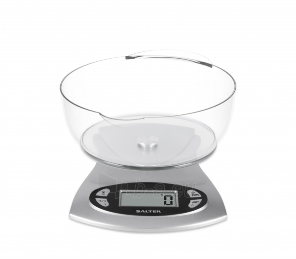 Svarstyklės Salter 1069 SVDR 5KG Electronic Kitchen Scale - Silver paveikslėlis 1 iš 4