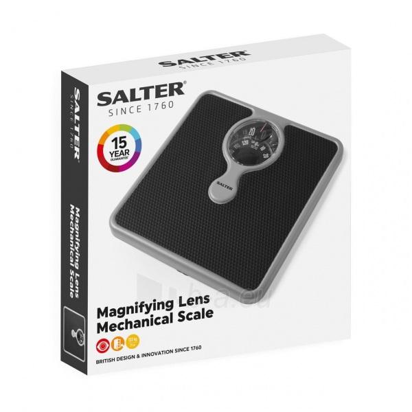 Svarstyklės Salter 484 SBFEU16 Magnifying Lens Bathroom Scale paveikslėlis 10 iš 10