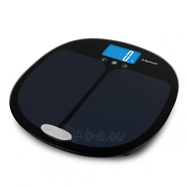 Svarstyklės Salter 9192 BK3R Curve Bluetooth Smart Analyser Bathroom Scale black paveikslėlis 2 iš 7