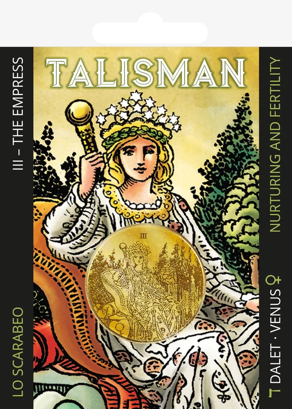 Talismanas The Empress Lo Scarabeo paveikslėlis 1 iš 3