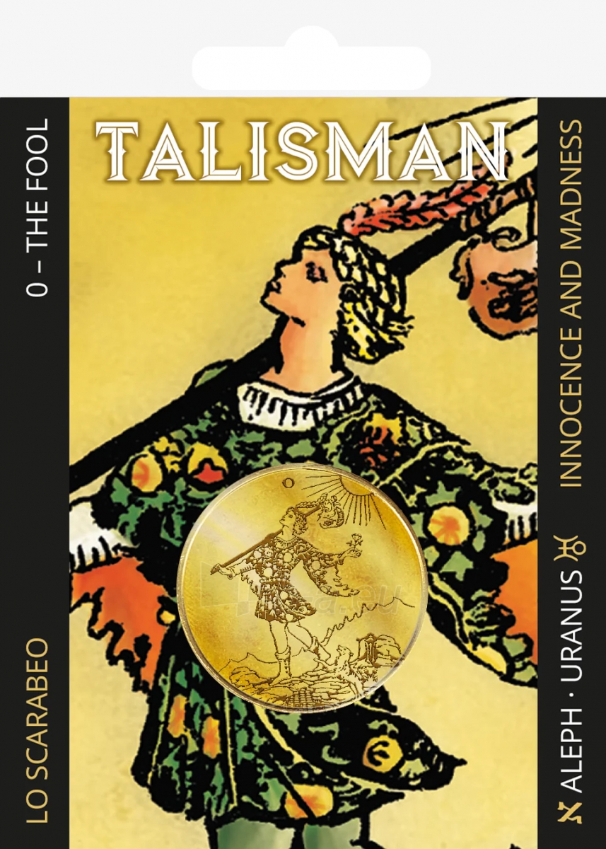 Talismanas The Fool Lo Scarabeo paveikslėlis 3 iš 3