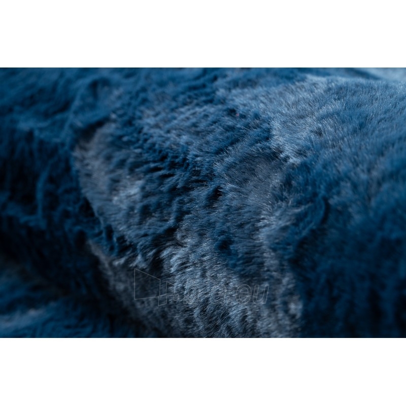 Tamsiai mėlynas kailio imitacijos kilimas POSH | 120x160 cm paveikslėlis 15 iš 17