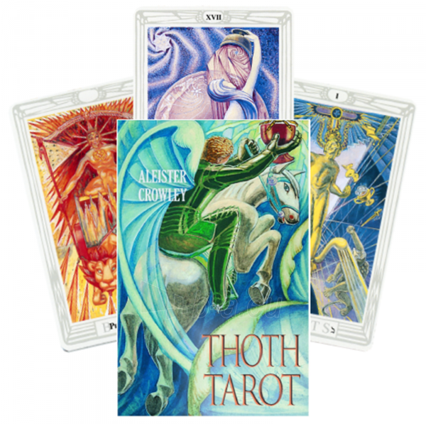 Taro kortos Aleister Crowley Thoth Tarot Standard French Edition AGM paveikslėlis 1 iš 7