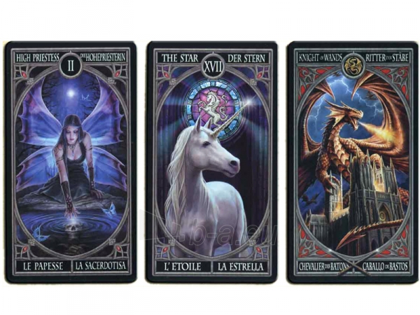 Taro kortos Anne Stokes Gothic Tarot paveikslėlis 5 iš 6