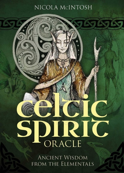 Taro kortos Celtic Spirit Oracle kortos Rockpool paveikslėlis 10 iš 13