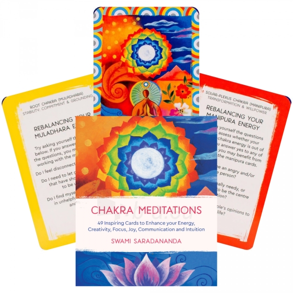 Taro kortos Chakra Meditations Watkins Publishing paveikslėlis 1 iš 7