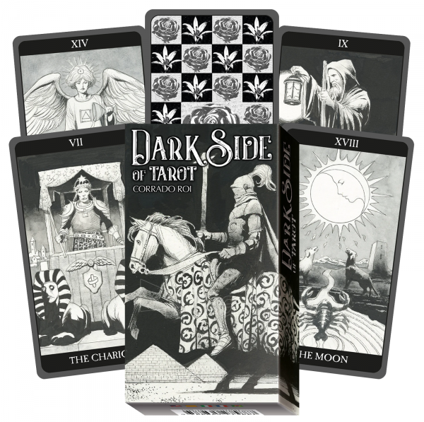 Taro kortos Dark Side Of Tarot kortos Lo Scarabeo paveikslėlis 1 iš 8