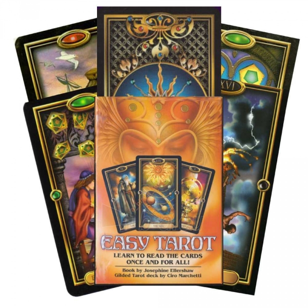 Taro Kortos Easy Tarot paveikslėlis 1 iš 9