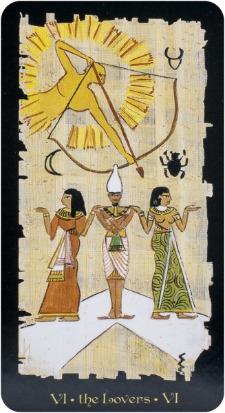 Taro kortos Egyptian Tarot Grand Trumps kortos Lo Scarabeo paveikslėlis 6 iš 10