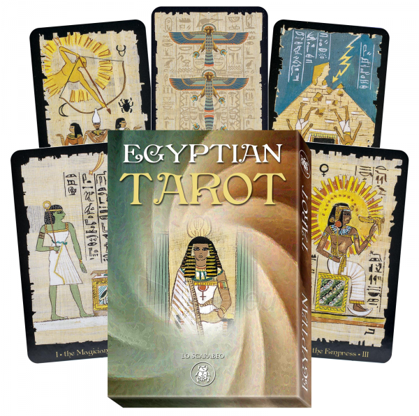 Taro kortos Egyptian Tarot Grand Trumps kortos Lo Scarabeo paveikslėlis 2 iš 10