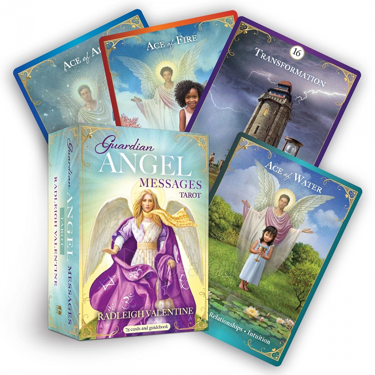 Taro kortos Guardian Angel Messages Tarot kortos Hay House paveikslėlis 1 iš 7