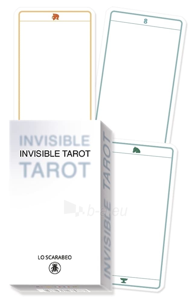 Taro kortos Invisible Taro Kortos Lo Scarabeo paveikslėlis 1 iš 7