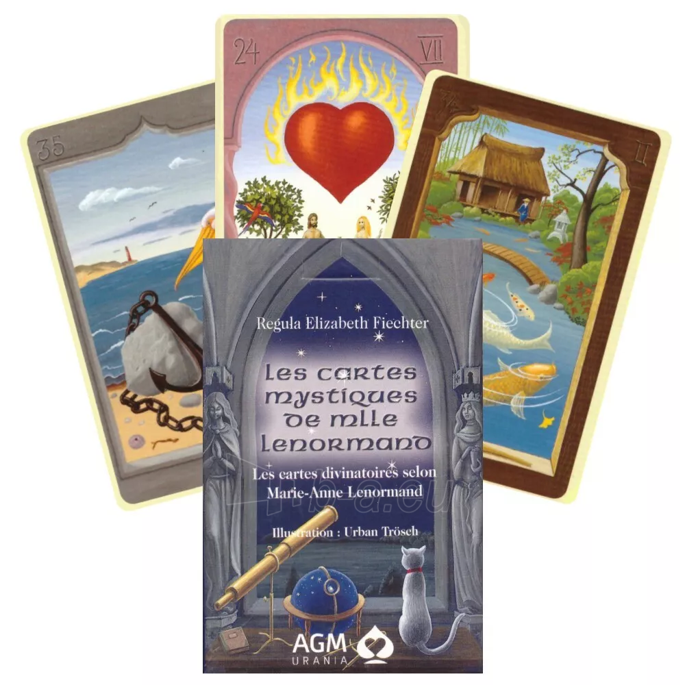 Taro kortos Les Cartes Mystiques Lenormand (Prancūziškas leidimas) AGM paveikslėlis 7 iš 7