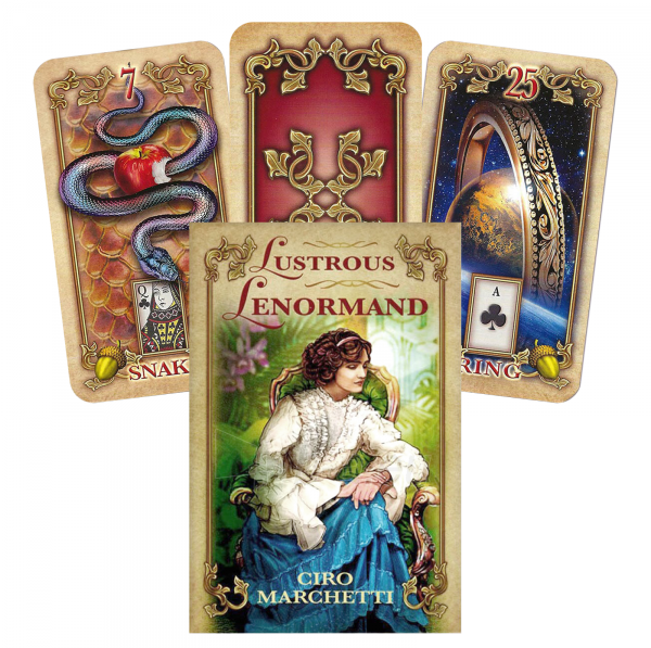 Taro kortos Lustrous Lenormand Oracle kortos Llewellyn paveikslėlis 1 iš 14