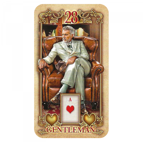 Taro kortos Lustrous Lenormand Oracle kortos Llewellyn paveikslėlis 5 iš 14