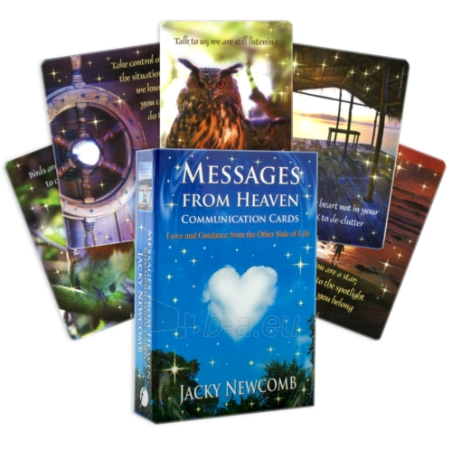 Taro kortos Messages from heaven communication komunikacijos kortos Schiffer Publishing paveikslėlis 1 iš 5