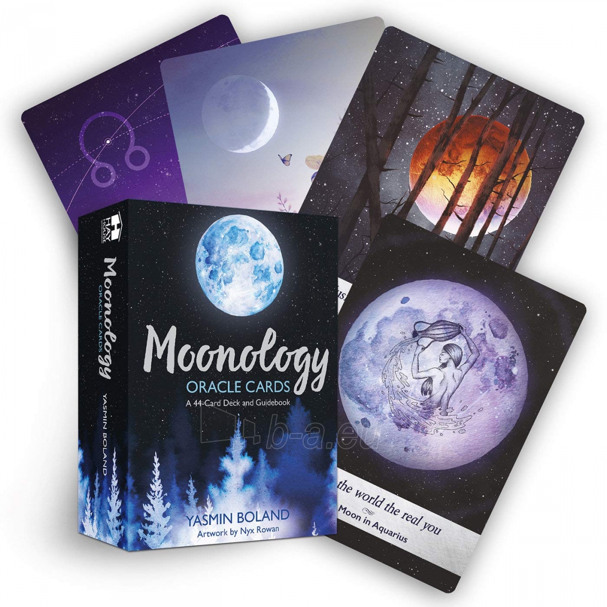 Taro kortos Moonology Oracle kortos Hay House paveikslėlis 1 iš 9