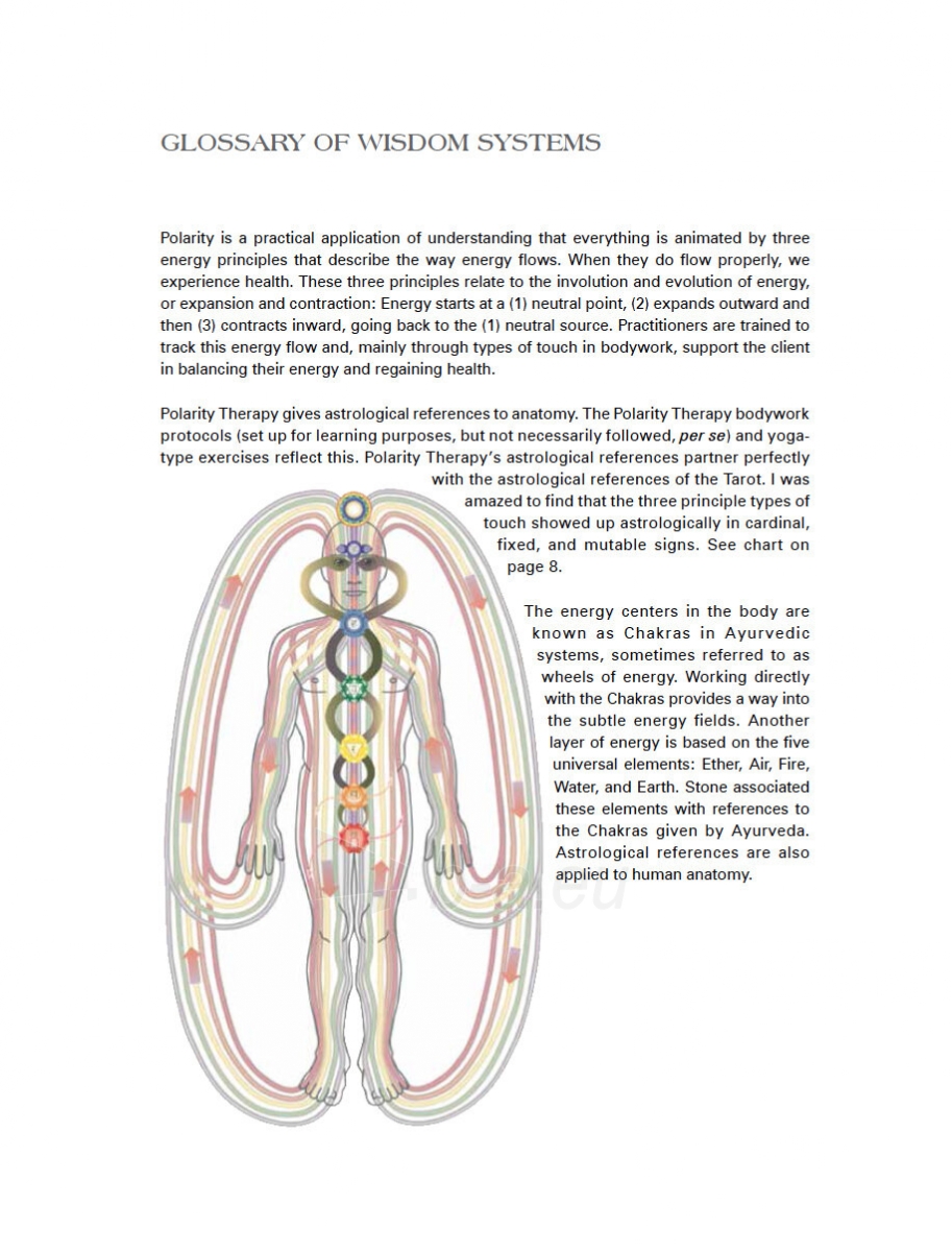 Taro kortos Tarot and the Chakras knyga Schiffer Publishing paveikslėlis 4 iš 7