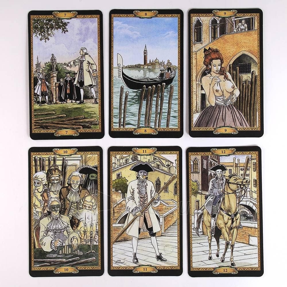 Taro Kortos Tarot Of Casanova paveikslėlis 3 iš 10