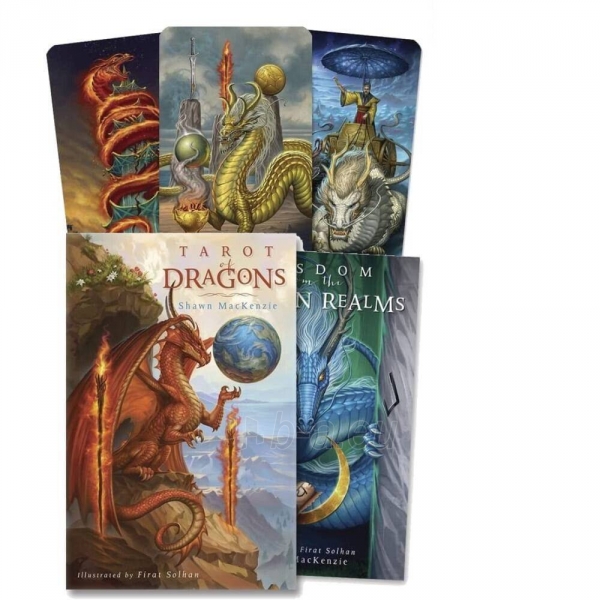 Taro kortos Tarot Of Dragons LLewellyn paveikslėlis 1 iš 3