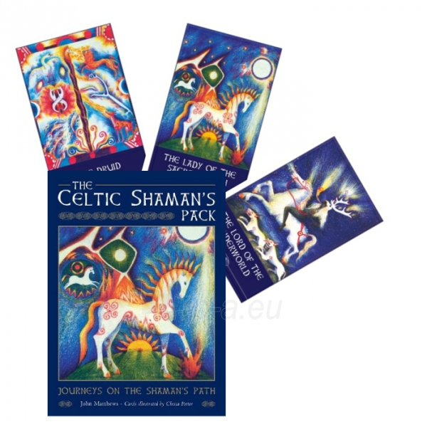 Taro kortos The Celtic Shamans Pack (naujas leidimas) Welbeck Publishing paveikslėlis 1 iš 6