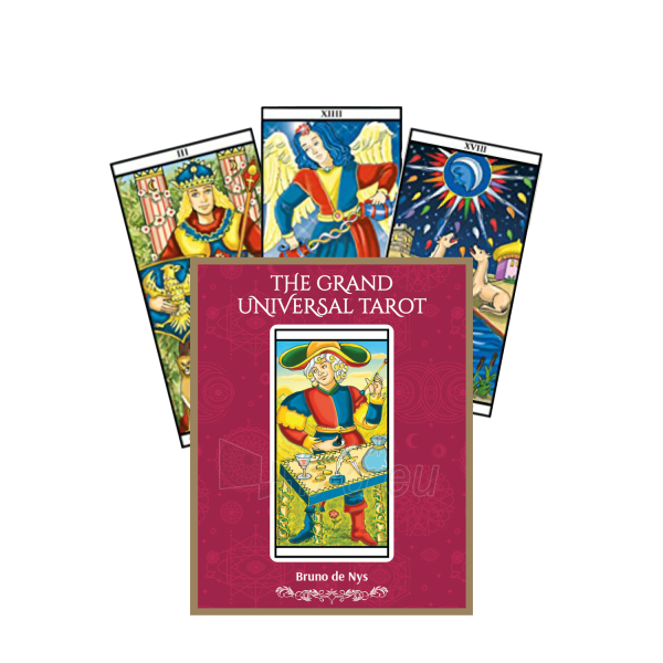 Taro kortos The Grand Universal Tarot Taro kortos Schiffer Publishing paveikslėlis 5 iš 6