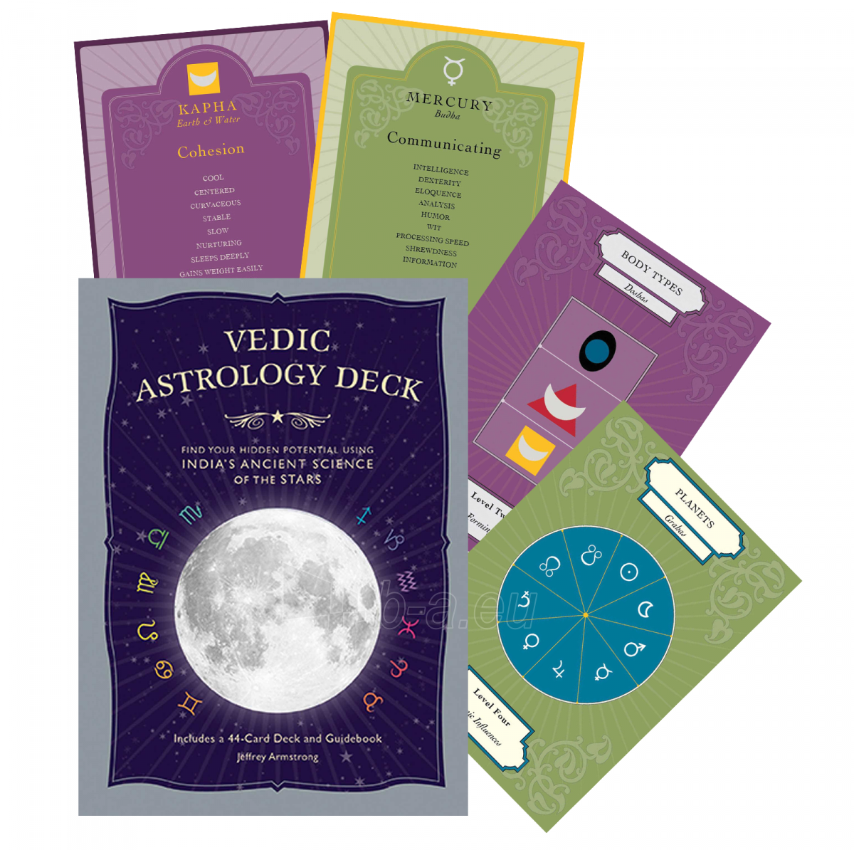 Taro kortos Vedic Astrology kortos Insight Editions paveikslėlis 7 iš 7