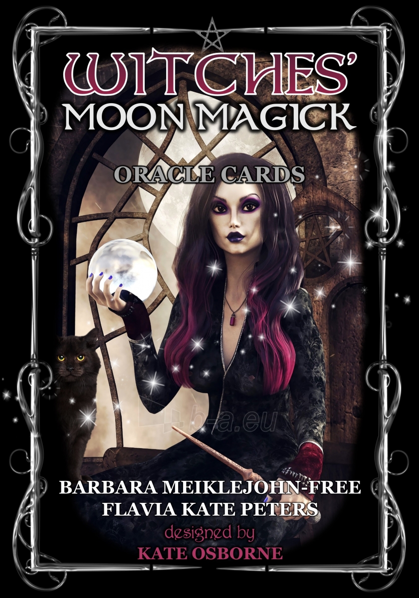 Taro kortos Witches Moon Magick Oracle Kortos Solarus paveikslėlis 2 iš 6