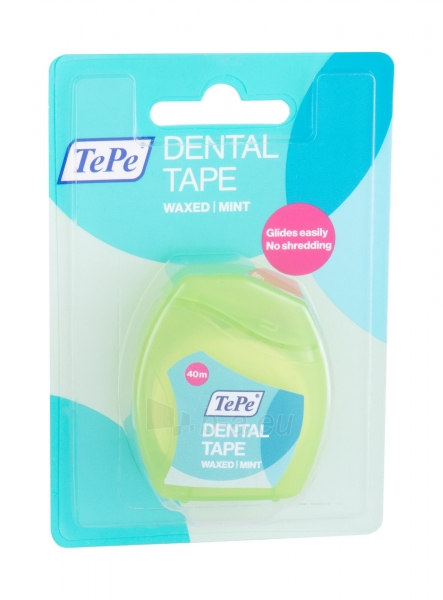 Tarpdančių šepetėliai TePe Dental Tape Dental Floss 1pc 40 m paveikslėlis 1 iš 1