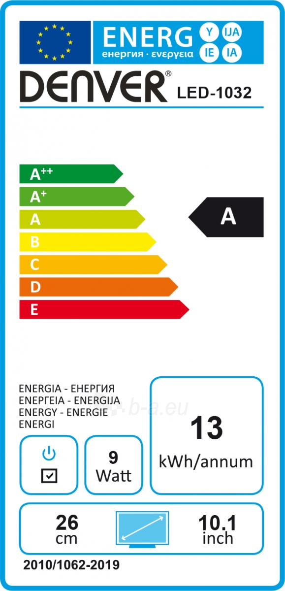 Televizorius Denver LED-1033 paveikslėlis 6 iš 6