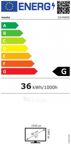 Televizorius Manta 32LFA69D paveikslėlis 2 iš 2