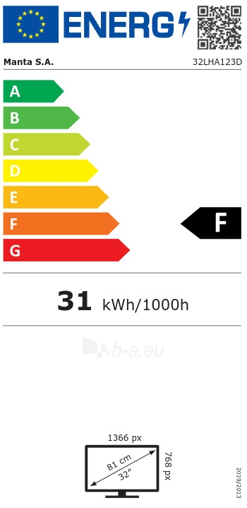 Televizorius Manta 32LHA123D paveikslėlis 9 iš 9