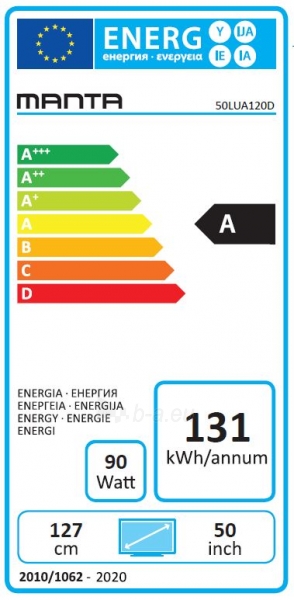 Televizorius Manta 50LUA120D paveikslėlis 4 iš 4