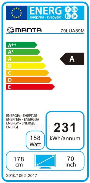 Televizorius Manta 70LUA59M paveikslėlis 4 iš 4