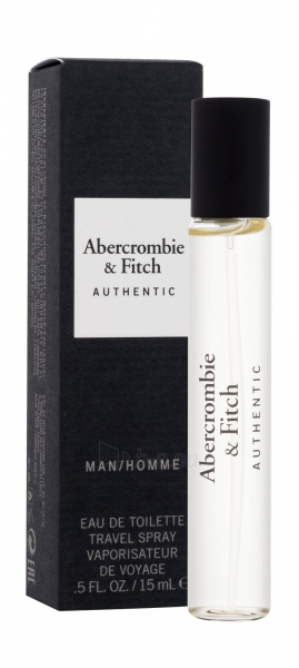 Tualetes ūdens Abercrombie & Fitch Authentic EDT 15ml paveikslėlis 1 iš 1