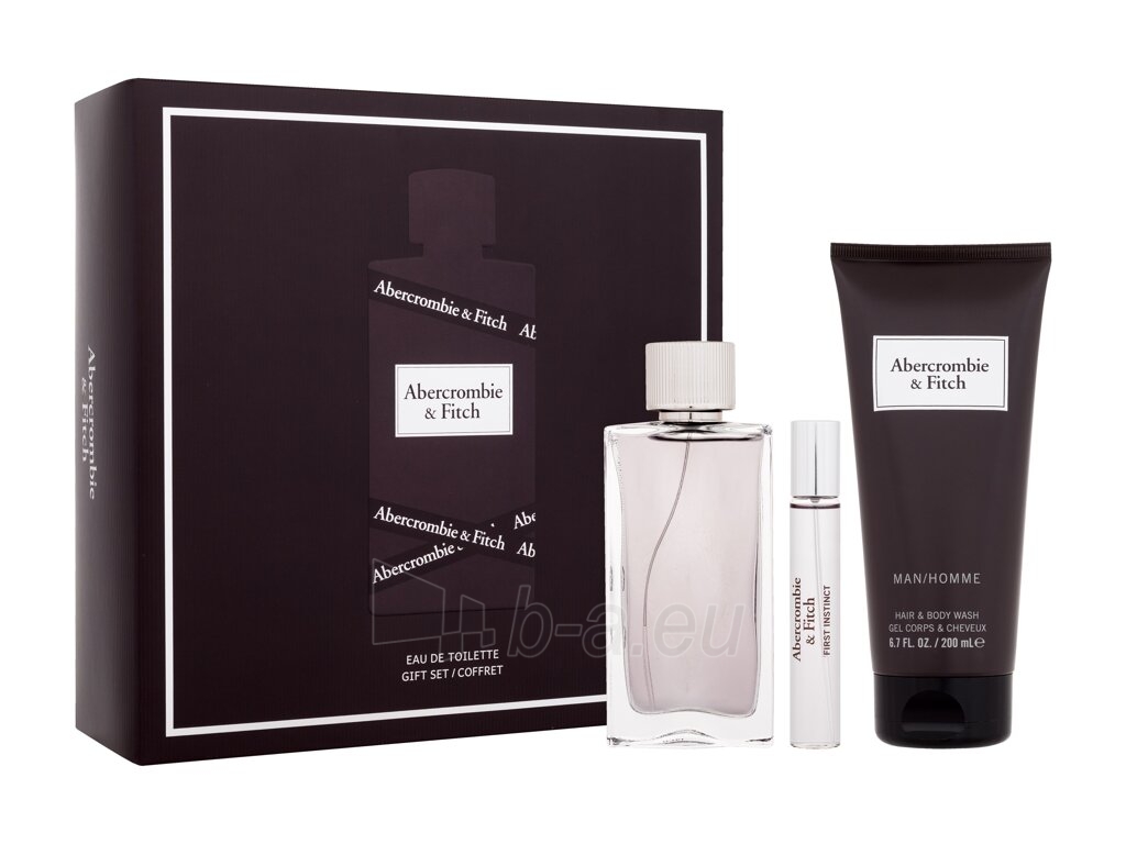 Tualetinis vanduo Abercrombie & Fitch First Instinct Eau de Toilette 100ml (Rinkinys) paveikslėlis 1 iš 1