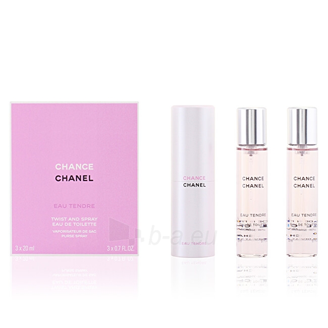 Tualetes ūdens Chanel Chance Eau Tendre EDT 3x20ml paveikslėlis 2 iš 2