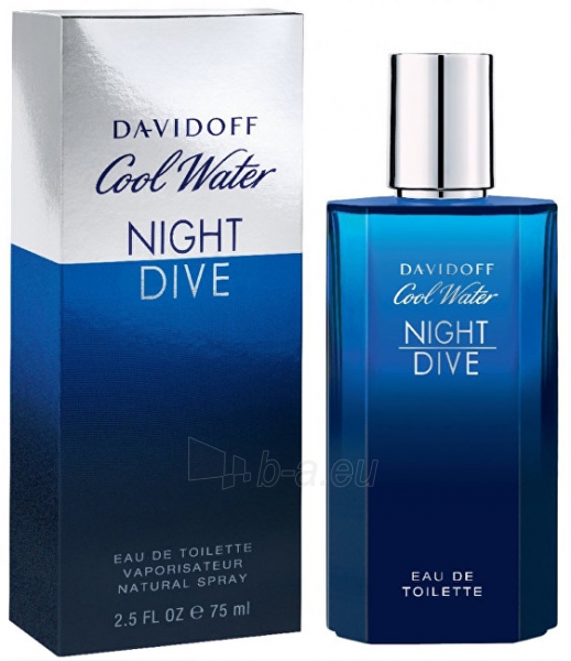 Tualetinis vanduo Davidoff Cool Water Night Dive EDT 75 ml paveikslėlis 1 iš 1