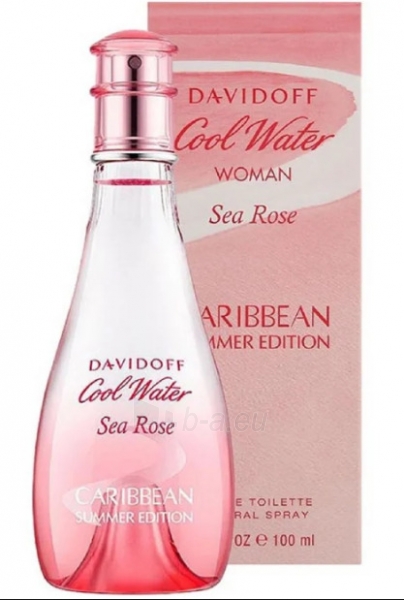 Tualetes ūdens Davidoff Cool Water Sea Rose Caribbean Summer Edition Eau de Toilette 100ml paveikslėlis 2 iš 2