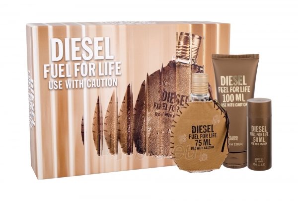 Tualetes ūdens Diesel Fuel For Life Homme Eau de Toilette 75ml (Rinkinys) paveikslėlis 1 iš 1