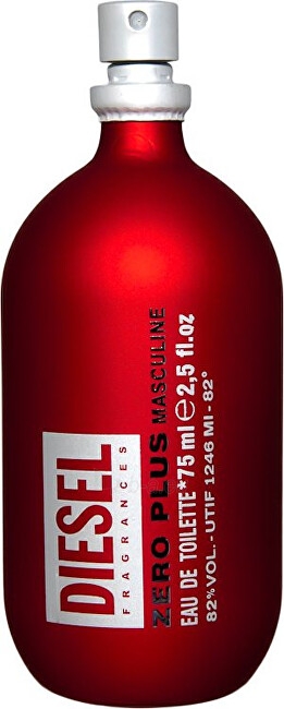 eau de toilette Diesel Zero Plus Masculine EDT 75 ml (vyriški) paveikslėlis 2 iš 2