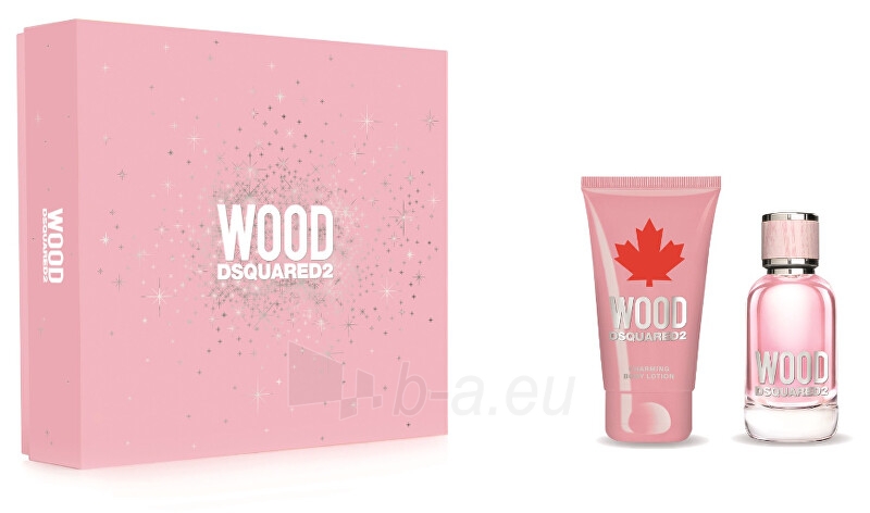 Tualetinis vanduo Dsquared² Wood For Her - EDT 30 ml + kūno kremas 50 ml paveikslėlis 2 iš 2