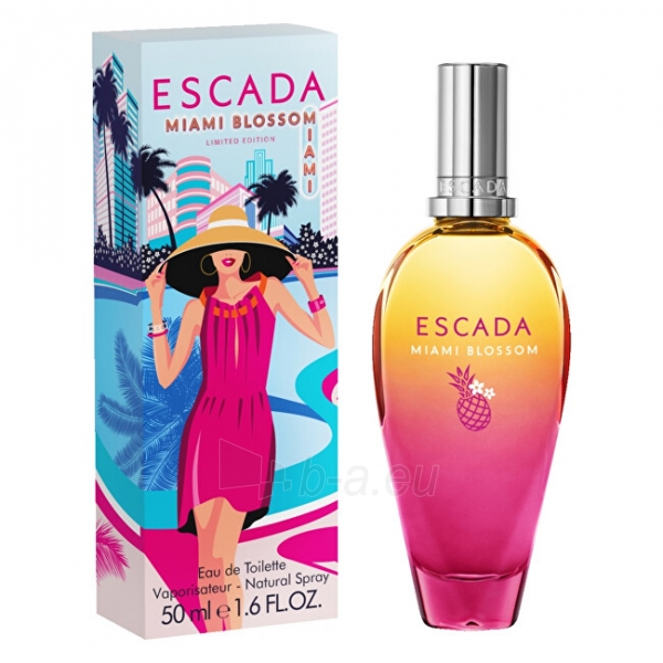 Perfumed water ESCADA Miami Blossom Eau de Toilette 50ml paveikslėlis 2 iš 2