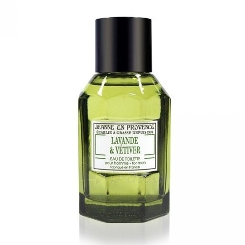 Tualetinis vanduo Jeanne En Provence Men´s Eau de Toilette Lavender and Lemon Grass 100 ml paveikslėlis 1 iš 1