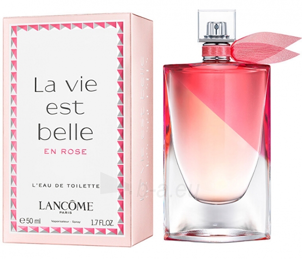 Tualetes ūdens Lancôme La Vie Est Belle En Rose EDT 100ml paveikslėlis 2 iš 3