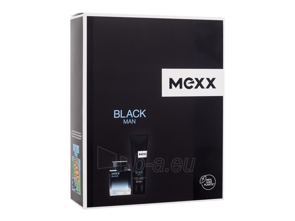 Tualetes ūdens Mexx Black EDT 30ml (komplekts) paveikslėlis 1 iš 1