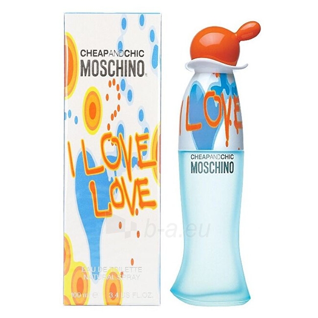 Tualetes ūdens Moschino I Love Love EDT 50ml paveikslėlis 1 iš 1