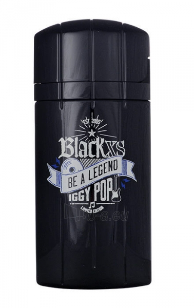 Tualetes ūdens Paco Rabanne Black XS Be a Legend Iggy Pop Eau de Toilette 100ml (testeris) paveikslėlis 1 iš 1